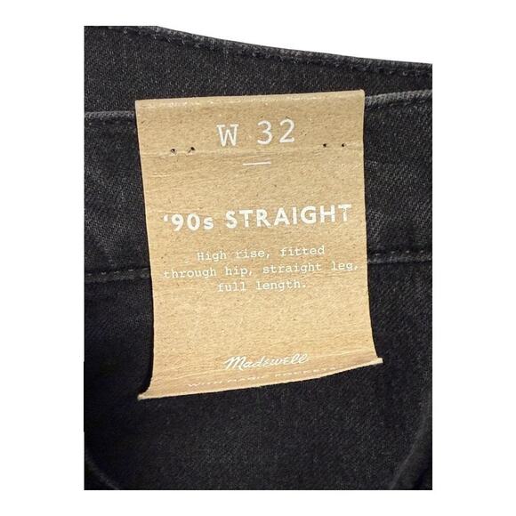 NEW Madewell Size 14 (32) Limited-Edition Drop The Rhinestone '90s Straight Jean - Picture 5 of 10